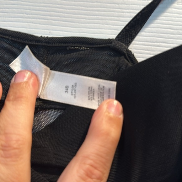 Vintage Victoria’s Secret Sheer Mesh Garter Slip Teddy 34B - Picture 3 of 10